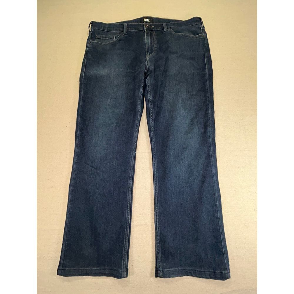 PAIGE Men's 34 Federal Stretch Denim‎ Blue Jeans